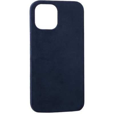 Накладка бархатная MItrifON для iPhone 12 Pro Max (6.7") без логотипа Синяя - фото 46055