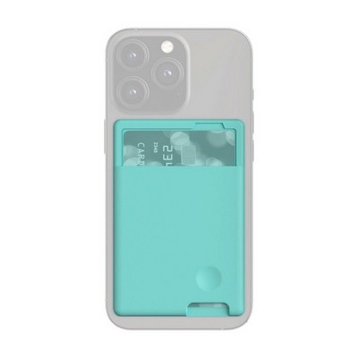 Чехол силиконовый Deppa для смартфонов с функцией держателя карт D-4734 Светло-зеленый - фото 48029