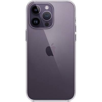 Чехол силиконовый Hoco Light Series для iPhone 14 Pro Max (6.7") тонкий TPU 0,8mm Прозрачный - фото 49091