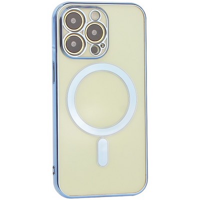 Чехол-накладка силиконовая J-case Magsafe Series для iPhone 13 Pro (6.1") Синий - фото 49518