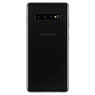 Смартфон Samsung Galaxy S10+ SM-G975F 8/128GB black (оникс) RU - фото 10738
