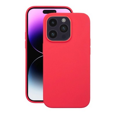 Чехол-накладка силикон Deppa Liquid Silicone Pro Magsafe Case D-88349 для iPhone 14 Pro (6.1") Красный - фото 55215