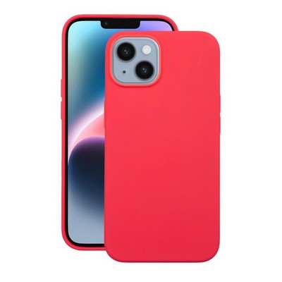 Чехол-накладка силикон Deppa Liquid Silicone Pro Magsafe Case D-88348 для iPhone 14 (6.1") Красный - фото 49612