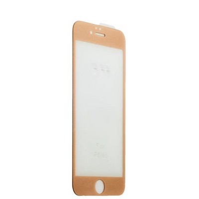 Стекло защитное 3D для iPhone 6s Plus/ 6 Plus (5.5) Gold - фото 55786