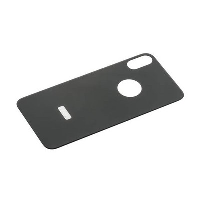 Стекло защитное 6D для iPhone XS/ X (5.8") заднее Black - фото 55789