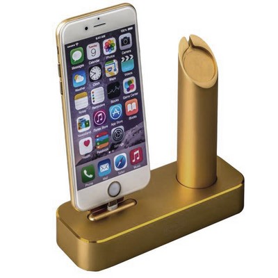 Док-станция COTECi Base1 Charging Cradle для Apple Watch & iPhone X/ 8 Plus/ 8/ SE/ iPod stand CS2045-CEG Gold - Золото - фото 55801