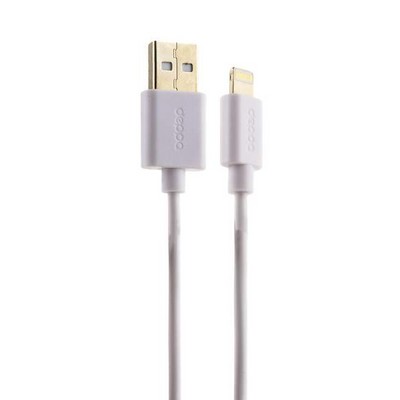 Дата-кабель USB Deppa D-72120 витой 8-pin Lightning 1.5м Белый - фото 55946