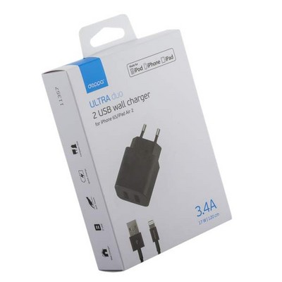 Адаптер Deppa Converter USB-A/ Type-C D-73128 Графитовый - фото 12303