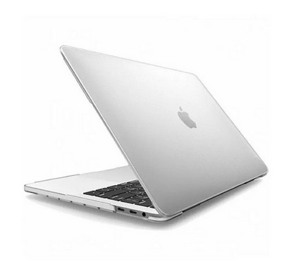 Защитный чехол-накладка HardShell Case для Apple MacBook Air 13 (2010-2017г.г.) A1466/A1369 матовая прозрачная - фото 55265