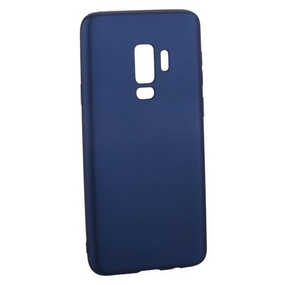 Чехол-накладка Deppa Case Silk TPU Soft touch D-89003 для Samsung GALAXY S9+ SM-G965F 1мм Синий металик - фото 55281