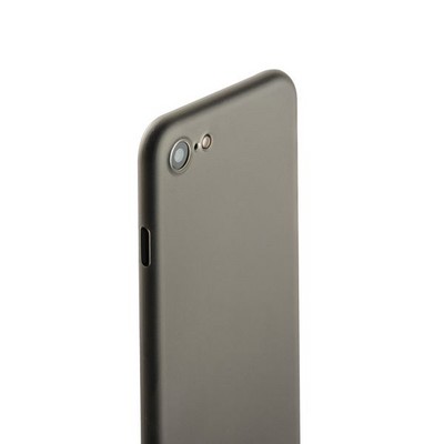 Чехол-накладка супертонкая для iPhone SE (2020г.)/ 8/ 7 (4.7) 0.3mm пластик в техпаке Дымчатый матовый - фото 51045