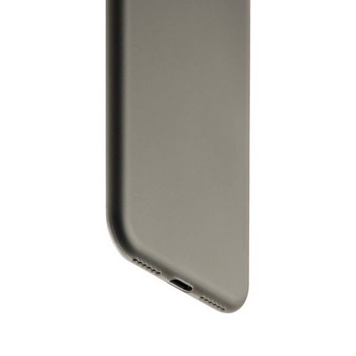 Чехол-накладка супертонкая для iPhone SE (2020г.)/ 8/ 7 (4.7) 0.3mm пластик в техпаке Дымчатый матовый - фото 51047