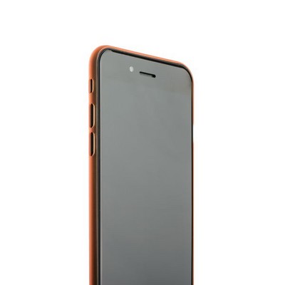 Чехол-накладка супертонкая для iPhone SE (2020г.)/ 8/ 7 (4.7) 0.3mm пластик в техпаке Оранжевый матовый - фото 51050