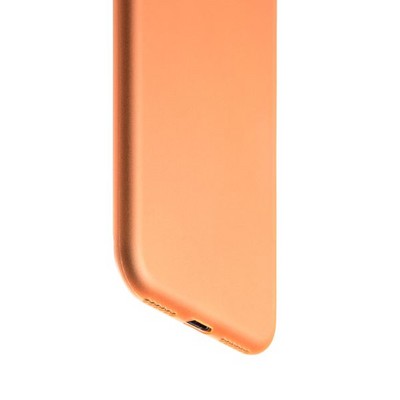 Чехол-накладка супертонкая для iPhone SE (2020г.)/ 8/ 7 (4.7) 0.3mm пластик в техпаке Оранжевый матовый - фото 51051