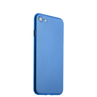 Чехол-накладка супертонкая для iPhone SE (2020г.)/ 8/ 7 (4.7) 0.3mm пластик в техпаке Голубой матовый - фото 51052