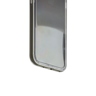 Чехол&бампер силиконовый прозрачный для iPhone SE (2020г.)/ 8/ 7 (4.7) в техпаке Space grey «Серый космос» борт - фото 51063