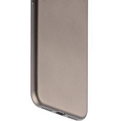 Чехол-накладка силиконовый J-case Delicate Series Matt 0.5mm для iPhone XS/ X (5.8") Графитовый - фото 51089