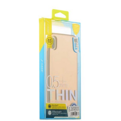 Чехол-накладка силиконовый J-case Delicate Series Matt 0.5mm для iPhone XS/ X (5.8") Розовое золото - фото 51092