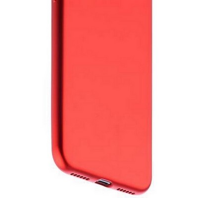 Чехол-накладка силиконовый J-case Delicate Series Matt 0.5mm для iPhone XS/ X (5.8") Красный - фото 51094