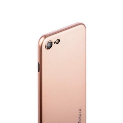 Чехол-накладка супертонкая Coblue Slim Series PP Case & Glass (2в1) для iPhone SE (2020г.)/ 8/ 7 (4.7) Розовый - фото 51099