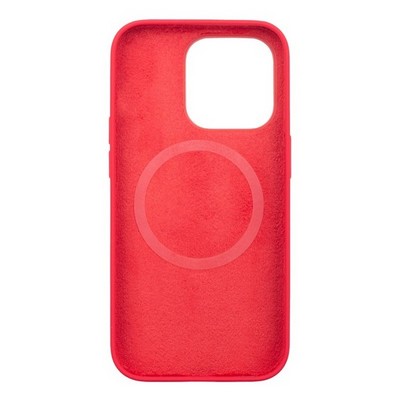 Чехол-накладка силикон Deppa Liquid Silicone Pro Magsafe Case D-88349 для iPhone 14 Pro (6.1") Красный - фото 51122
