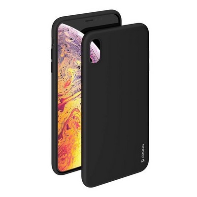Чехол-накладка силикон Deppa Gel Color Case TPU D-85355 для iPhone XS Max (6.5") 0.8мм Черный - фото 51155