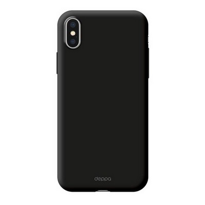 Чехол-накладка силикон Deppa Gel Color Case TPU D-85355 для iPhone XS Max (6.5") 0.8мм Черный - фото 51156