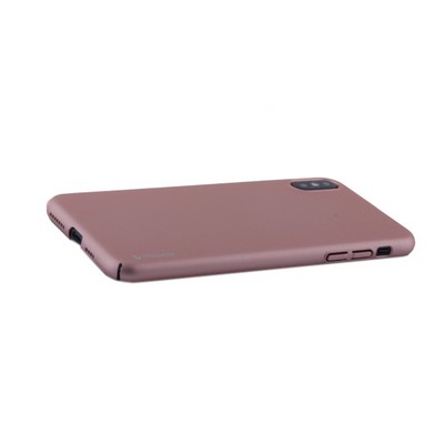 Чехол-накладка пластик Soft touch Deppa Air Case D-83366 для iPhone XS Max (6.5") 1мм Розовое золото - фото 51172