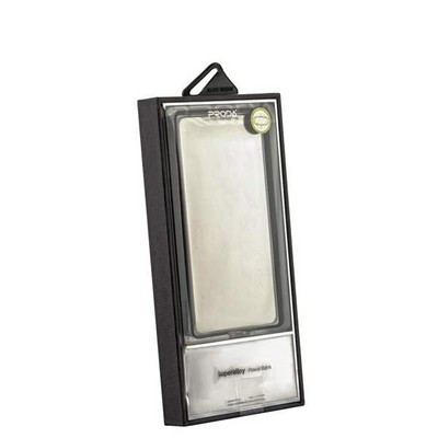 Аккумулятор внешний универсальный Remax PPP 12- 10000 mAh Proda Superalloy power bank (2USB: 5V-2.0A) Silver Серебристый - фото 51253