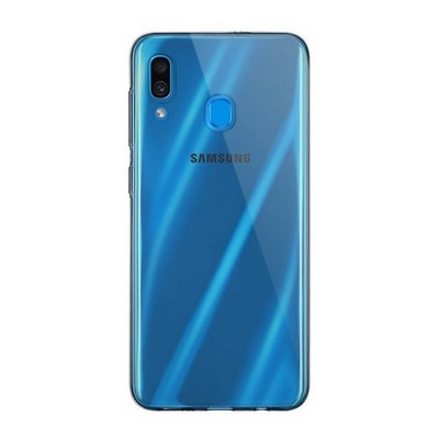 Чехол-накладка силикон Deppa Gel Case D-87320 для Samsung GALAXY A30 (2019)/ A20 (2019) 0.6мм Прозрачный - фото 51288