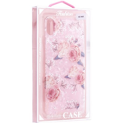 Чехол-накладка пластиковый MItrifON для iPhone XS Max (6.5") с силиконовыми бортами Розовый вид №3 - фото 51366