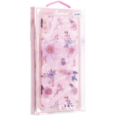 Чехол-накладка пластиковый MItrifON для iPhone XS Max (6.5") с силиконовыми бортами Розовый вид №4 - фото 51368