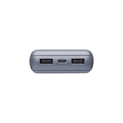 Аккумулятор внешний универсальный Deppa NRG 20000 mAh power bank D-33551 (2USB: 5V-2.1A) Графитовый - фото 51461