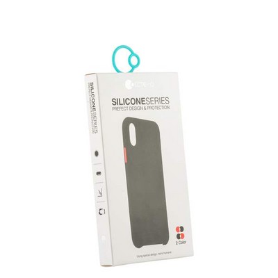 Чехол-накладка силиконовый COTECi Mix Buttons Liquid Silicon Case для iPhone XS/ X (5.8") CS8013-RD Красный - фото 51556