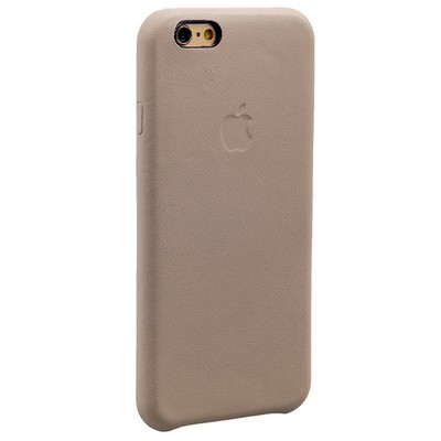 Чехол-накладка кожаная Leather Case для iPhone 6s/ 6 (4.7) Soft Pink - Бледно-розовый - фото 51573