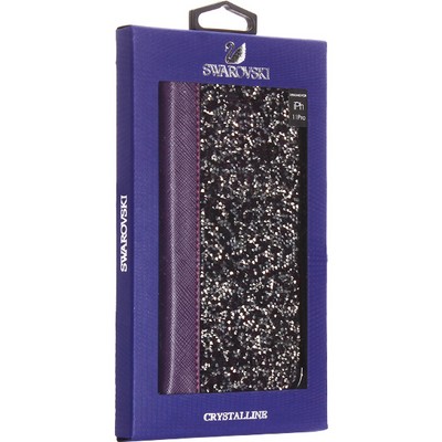 Чехол-книжка со стразами SWAROVSKI Crystalline для iPhone 11 Pro (5.8") Фиолетовый - фото 51651