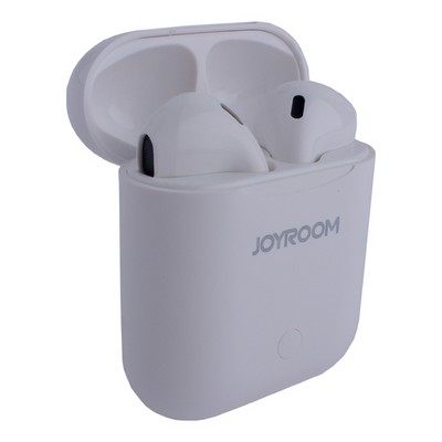 Bluetooth-гарнитура Joyroom (JR-T03) Wireless Earbuds стерео 350mAh с зарядным устройством и чехлом в комплекте Белый - фото 51668