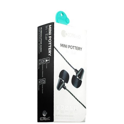 Наушники COTECi Earphone EH04-MINI POTTERY CS3013-PK Розовые - фото 51674