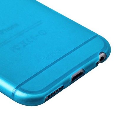 Накладка пластиковая ультра-тонкая iBacks iFling Ultra-slim PP Case для iPhone 6s/ 6 (4.7) - (ip60150) Blue Голубая - фото 51794