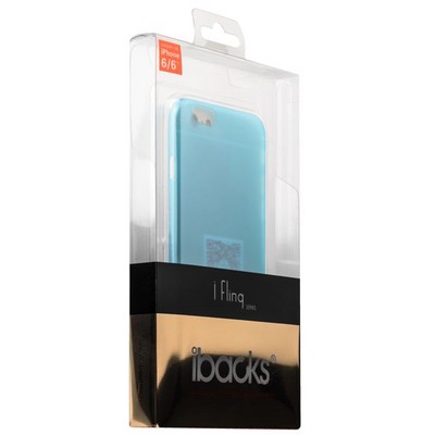 Накладка пластиковая ультра-тонкая iBacks iFling Ultra-slim PP Case для iPhone 6s/ 6 (4.7) - (ip60150) Blue Голубая - фото 51795