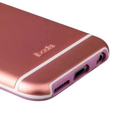 Накладка металлическая iBacks Ares Armour Aluminum Case для iPhone 6s Plus/ 6 Plus (5.5) (ip60285) Rose Gold - фото 51825