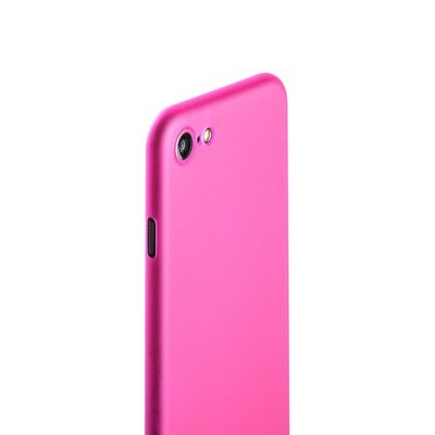 Чехол-накладка супертонкая для iPhone SE (2020г.)/ 8/ 7 (4.7) 0.3mm пластик в техпаке Розовый матовый - фото 51860