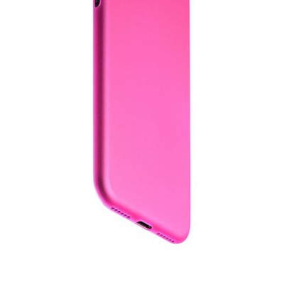 Чехол-накладка супертонкая для iPhone SE (2020г.)/ 8/ 7 (4.7) 0.3mm пластик в техпаке Розовый матовый - фото 51862