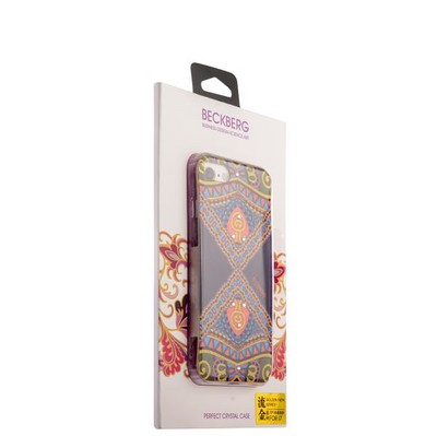 Накладка силиконовая Beckberg Golden Faith series для iPhone SE (2020г.)/ 8/ 7 (4.7) со стразами Swarovski вид 13 - фото 51880