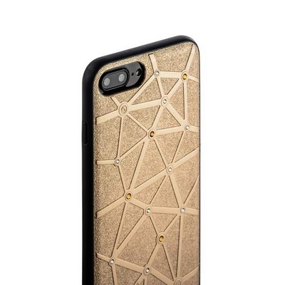 Чехол-накладка силиконовый COTECi Star Diamond Case для iPhone 8 Plus/ 7 Plus (5.5) CS7033-GD Золотистый - фото 51934