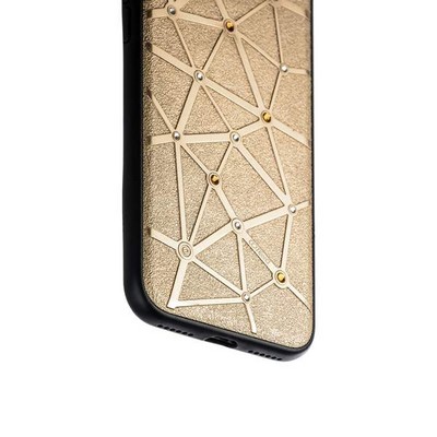 Чехол-накладка силиконовый COTECi Star Diamond Case для iPhone 8 Plus/ 7 Plus (5.5) CS7033-GD Золотистый - фото 51935