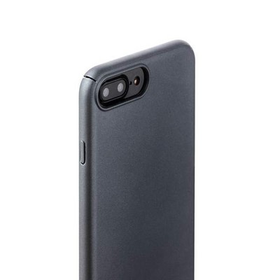 Чехол-накладка пластик Soft touch Deppa Air Case D-83274 для iPhone 8 Plus/ 7 Plus (5.5) 1мм Графитовый - фото 51952