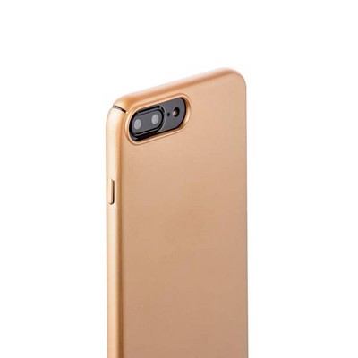 Чехол-накладка пластик Soft touch Deppa Air Case D-83275 для iPhone 8 Plus/ 7 Plus (5.5) 1мм Золотистый - фото 51955