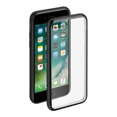 Чехол-накладка силикон Deppa Gel Plus Case D-85258 для iPhone 8 Plus/ 7 Plus (5.5) 0.9мм Черный глянцевый борт - фото 51970