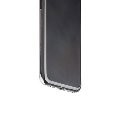 Чехол-накладка силикон Deppa Gel Plus Case D-85259 для iPhone 8 Plus/ 7 Plus (5.5) 0.9мм Серебристый глянцевый борт - фото 51974